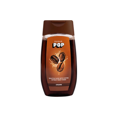 SUGAR POP Salicylic Acid and Coffee Body Wash | Enriched with Salicylic Acid | Exfoliates & Evens Skin Tone | Anti-Inflammatory | 250ml